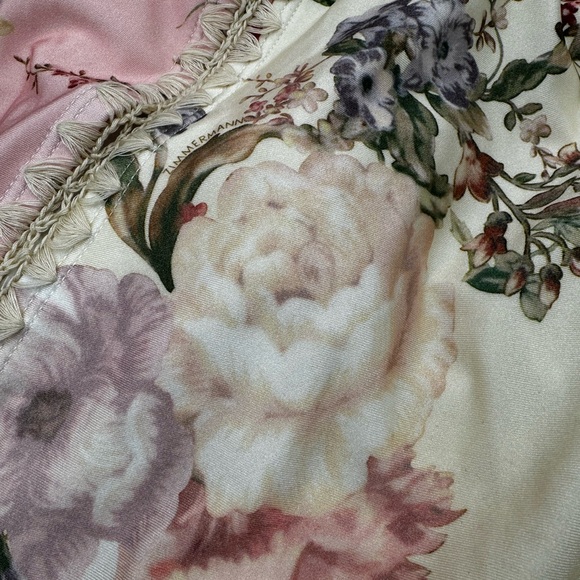 🆕 ZIMMERMANN 🧿 NWT Waverly Keyhole Crochet One Piece Swimsuit, Pink - Sz 3 - 8 - Picture 13 of 16